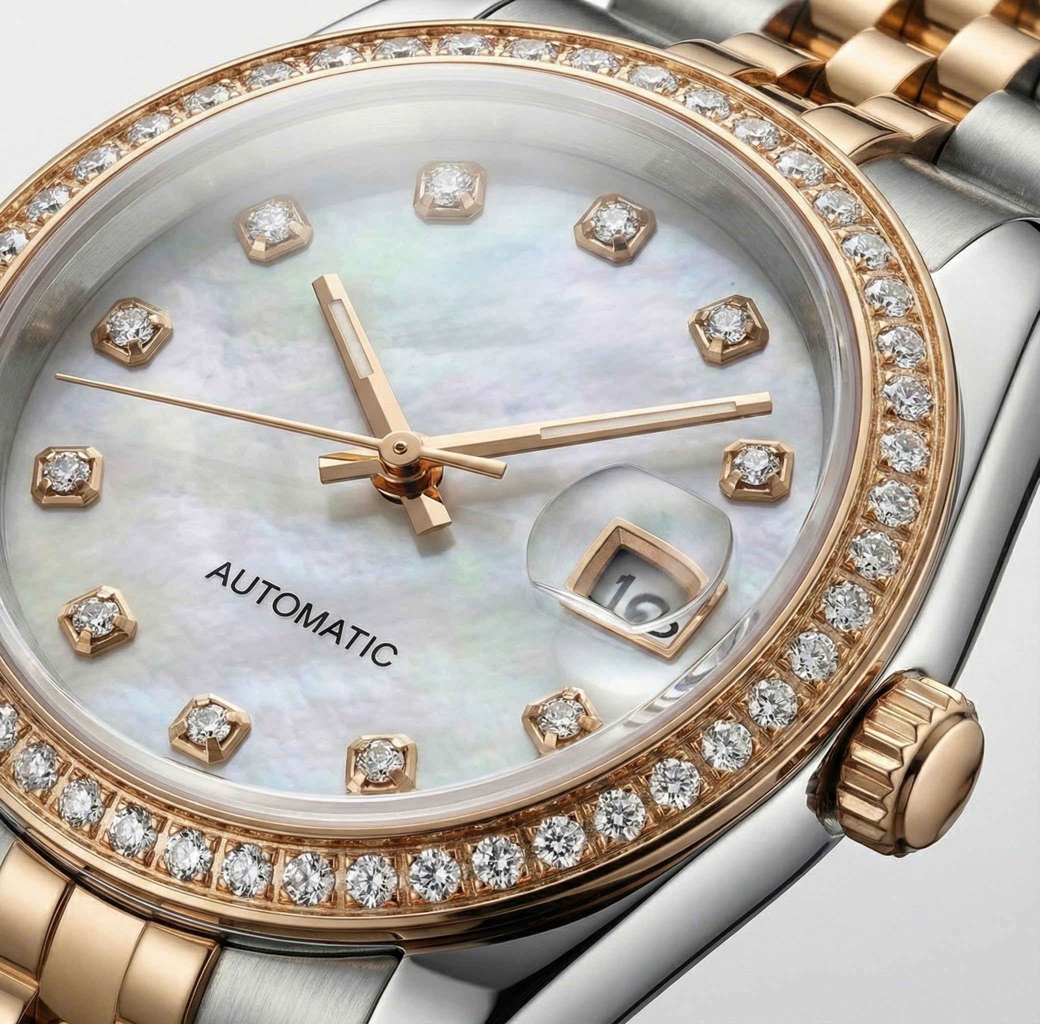 Dateiko duo tone goud pearl dames